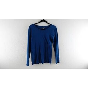 Faded Glory Women's Blue Long Sleeve Shirt Small 4-6